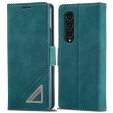 FORWENW - FORWENW F3-Series Samsung Galaxy Z Fold4 Fodral - PU Läder - Cyan