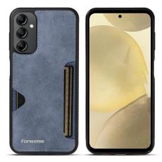 FORWENW - FORWENW F5 Samsung Galaxy S24+ Fodral Äkta läder - Blå