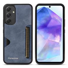 FORWENW - FORWENW F5 Series Samsung Galaxy A55 Fodral Äkta läder - Blå