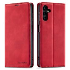 FORWENW - FORWENW Fantasy Series Samsung Galaxy A35 Fodral - PU L&auml;der - R&ouml;d