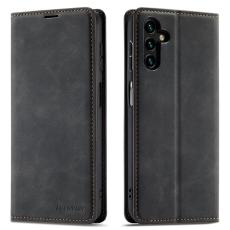 FORWENW - FORWENW Fantasy Series Samsung Galaxy S24+ Fodral Äkta läder - Svart