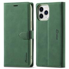 FORWENW - FORWENW iPhone 13 Fodral i Äkta läder - Grön
