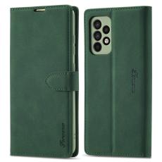 FORWENW - FORWENW Samsung Galaxy A33 5G F1 Flip Fodral Äkta läder - Grön