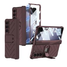 GKK - GKK Armor Fodral för Samsung Galaxy Z Fold5 - Hård PC - Vinröd