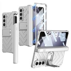 GKK - GKK Armor Kickstand Fodral för Samsung Galaxy Z Fold5 - Silver