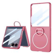 GKK - GKK för Samsung Galaxy Z Flip7 5G Fodral - Röd med Ringhållare