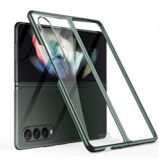GKK - GKK Fodral för Samsung Galaxy Z Fold3 5G - PC - Äkta läder - Midnight Green
