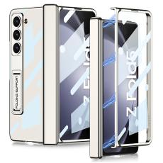 GKK - GKK Fodral för Samsung Galaxy Z Fold5 5G - Hård PC - Vit