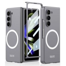 GKK - GKK Fodral för Samsung Galaxy Z Fold5 Slim - Hård PC - Grå