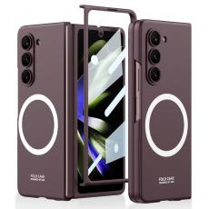 GKK - GKK Fodral för Samsung Galaxy Z Fold5 Slim - Hård PC - Vinröd