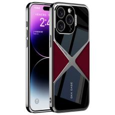 GKK - GKK iPhone 14 Pro Fodral Äkta läder - Röd