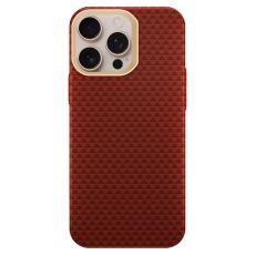 GKK - GKK iPhone 16 Pro Fodral Äkta läder - Röd