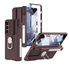 GKK - GKK Kickstand Fodral för Samsung Galaxy Z Fold5 - Vinröd