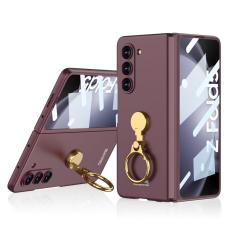 GKK - GKK Kickstand PC Fodral för Samsung Galaxy Z Fold5 - Vinröd