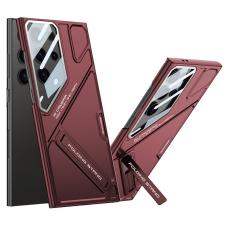 GKK - GKK Samsung Galaxy S23 Ultra Fodral Mecha Style - Röd