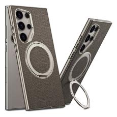 GKK - GKK Samsung Galaxy S23 Ultra Fodral - PC + TPU + Tyg - Brun