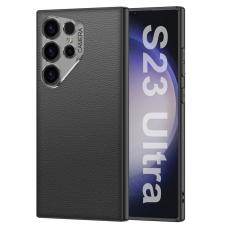 GKK - GKK Samsung Galaxy S23 Ultra Fodral PU + TPU + PC - Svart