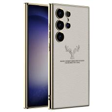 GKK - GKK Samsung Galaxy S23 Ultra Fodral - TPU + PC + PU - Titanium Grey