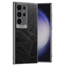 GKK - GKK Samsung Galaxy S23 Ultra Fodral Waxy PU + TPU + PC - Svart