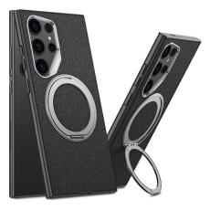 GKK - GKK Samsung Galaxy S24 Ultra Fodral - PC + TPU + Klädd - Svart