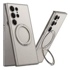 GKK - GKK Samsung Galaxy S24 Ultra Fodral PU + TPU + PC - Grå