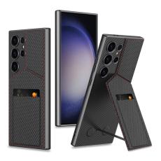 GKK - GKK Samsung Galaxy S24 Ultra Fodral Rotbart Kortställ - Kolfiber