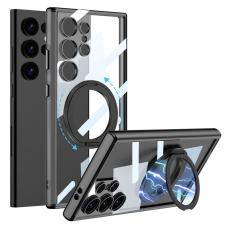 GKK - GKK Samsung Galaxy S24 Ultra Fodral - TPU + PC - Transparent Black