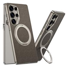 GKK - GKK Samsung Galaxy S25 Ultra Fodral - Magnetiskt PC + TPU - Brun