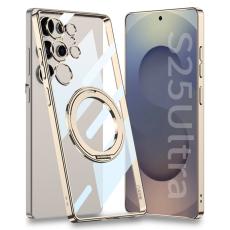 GKK - GKK Samsung Galaxy S25 Ultra Fodral PC + Metall - Guld