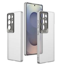 GKK - GKK Samsung Galaxy S25 Ultra Fodral Skin Touch Hård PC - Silver