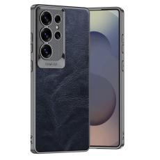 GKK - GKK Samsung Galaxy S25 Ultra Fodral Waxy PU + TPU + PC - Blå