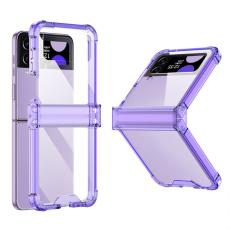 GKK - GKK Samsung Galaxy Z Flip3 5G Fodral Soft TPU - Transparent Lila