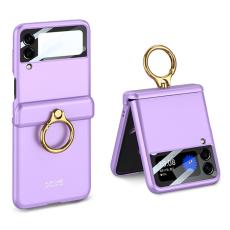 GKK - GKK Samsung Galaxy Z Flip4 Fodral Anti-scratch PC - Lila