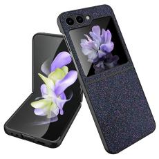 GKK - GKK Samsung Galaxy Z Flip5 Fodral Glitter Design - Svart