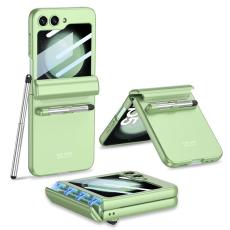 GKK - GKK Samsung Galaxy Z Flip5 Fodral Magnetisk Hinge PC - Matcha Green