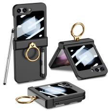 GKK - GKK Samsung Galaxy Z Flip5 Fodral PC med Sk&auml;rmskydd - Svart