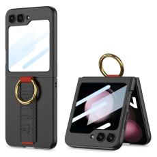 GKK - GKK Samsung Galaxy Z Flip5 Fodral PC - Svart / Kolfiber