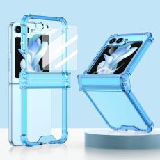 GKK - GKK Samsung Galaxy Z Flip5 TPU Fodral - Transparent Bl&aring;