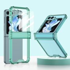 GKK - GKK Samsung Galaxy Z Flip5 TPU Fodral - Transparent Gr&ouml;n