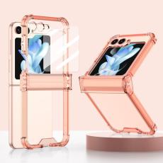 GKK - GKK Samsung Galaxy Z Flip5 TPU Fodral - Transparent Pink