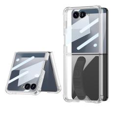 GKK - GKK Samsung Galaxy Z Flip7 5G Skal TPU och Tempererat Glas - Svart