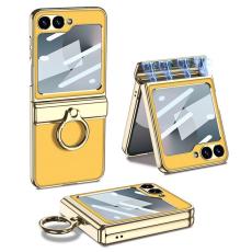 GKK - GKK Samsung Galaxy Z Flip7 FE Fodral PC+PU - Gul