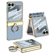 GKK - GKK Samsung Galaxy Z Flip7 FE Fodral PC+PU Kickstand - Blå