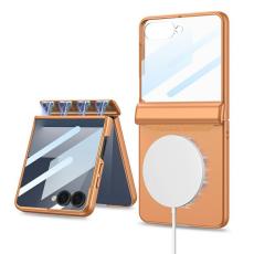 GKK - GKK Samsung Galaxy Z Flip7 Fodral - PC med MagSafe - Orange