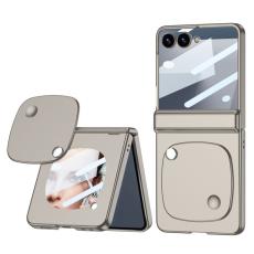 GKK - GKK Samsung Galaxy Z Flip7 Fodral - PC Tempered Glass - Titanium Grey