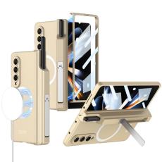 GKK - GKK Samsung Galaxy Z Fold4 Fodral - Hård PC - Guld