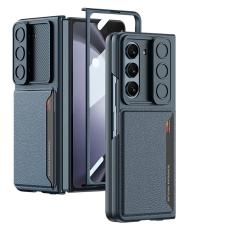 GKK - GKK Samsung Galaxy Z Fold5 Fodral - Äkta läder - Midnight Green