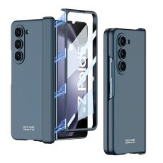 GKK - GKK Samsung Galaxy Z Fold5 Fodral - Hård PC med Glasfilm - Grön