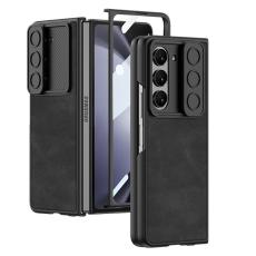 GKK - GKK Samsung Galaxy Z Fold5 Fodral i Hård PC+PU - Svart