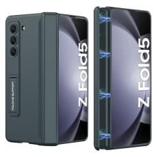 GKK - GKK Samsung Galaxy Z Fold5 Fodral Kickstand PC - Mörkgrön